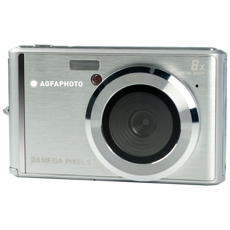 AGFA PHOTO DC5500 24MP 8x Zoom Compact Digital Camera Silver