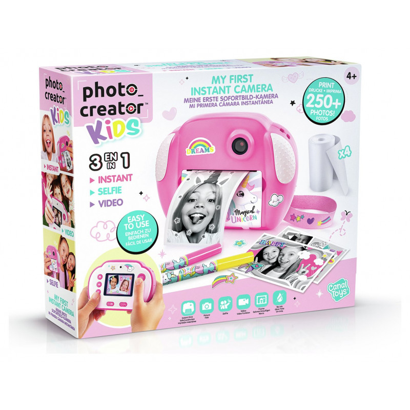 Photo Creator Kids Instant Camera Pink