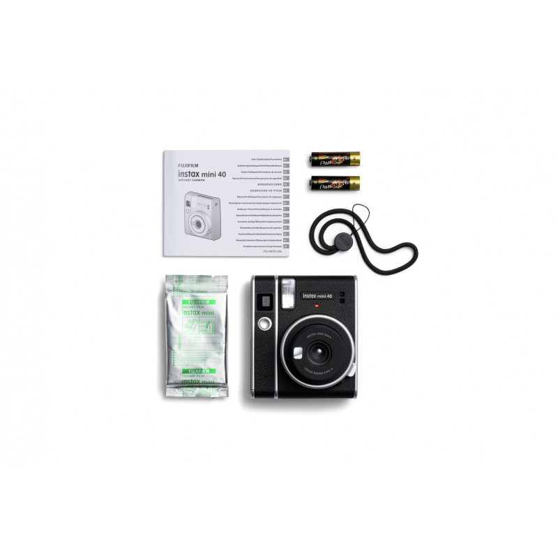 instax Mini 40 Instant Camera - Black and Silver