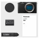 Panasonic Lumix S9 Full-Frame Mirrorless Camera Jet Black