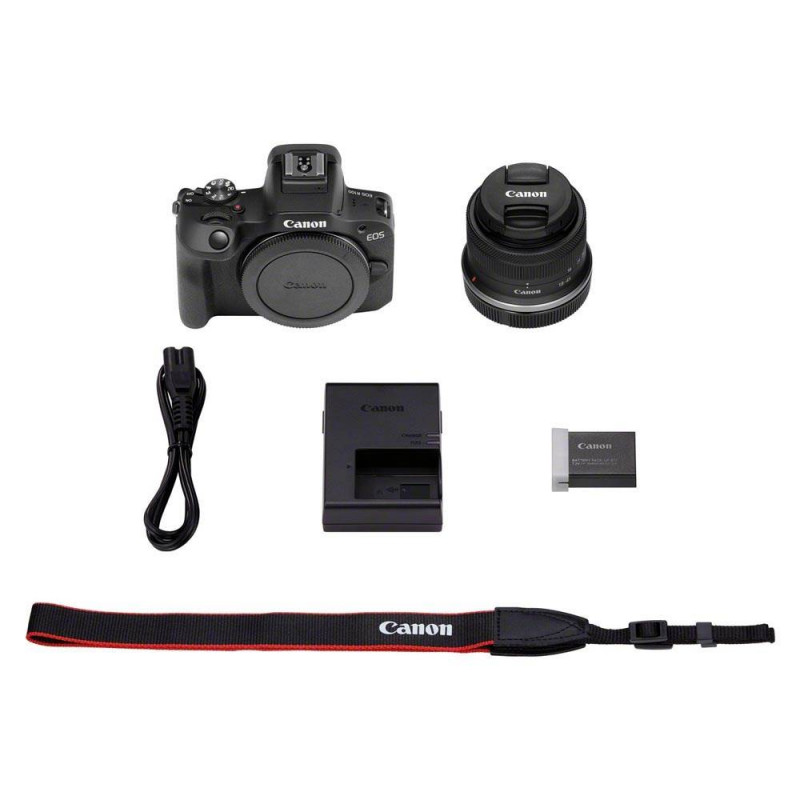 Canon EOS R100 with RF-S 18-45mm Lens Kit