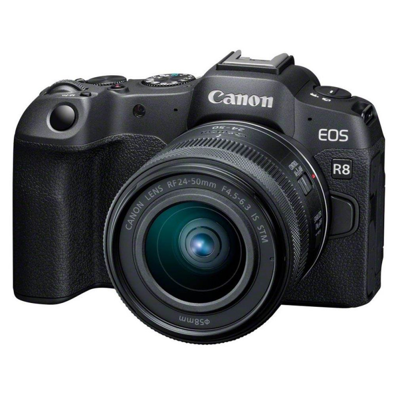 Canon EOS R8 with RF 24-50mm f/4.5-6.3 IS STM Lens Kit