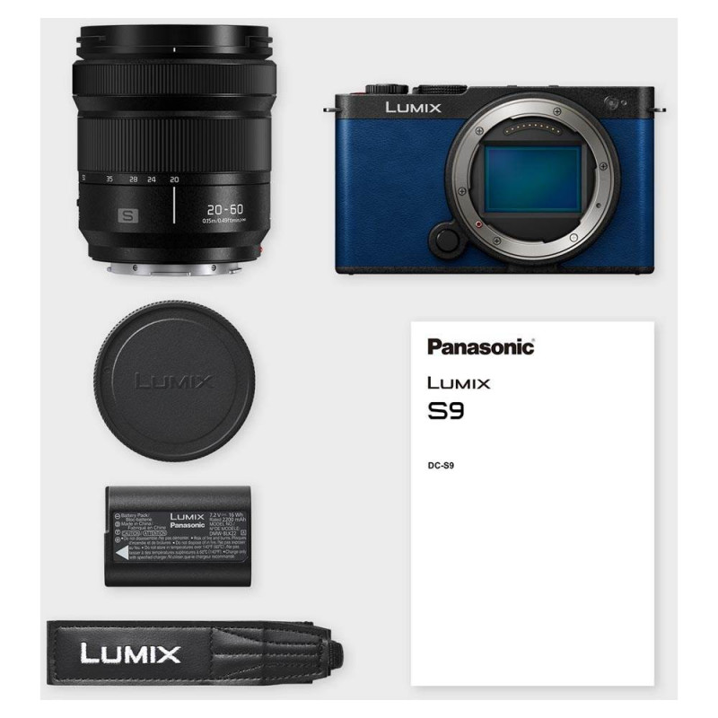 Panasonic Lumix S9 Camera Blue with 20-60mm Lens Kit