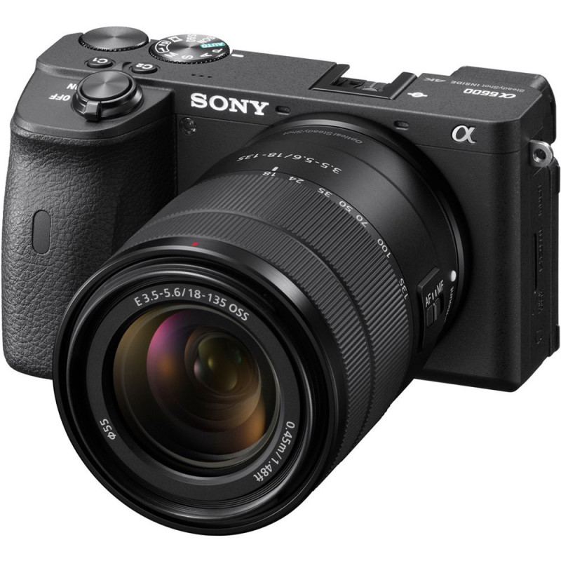 Sony a6600 Mirrorless Digital Camera Body With 18-135mm Lens Kit