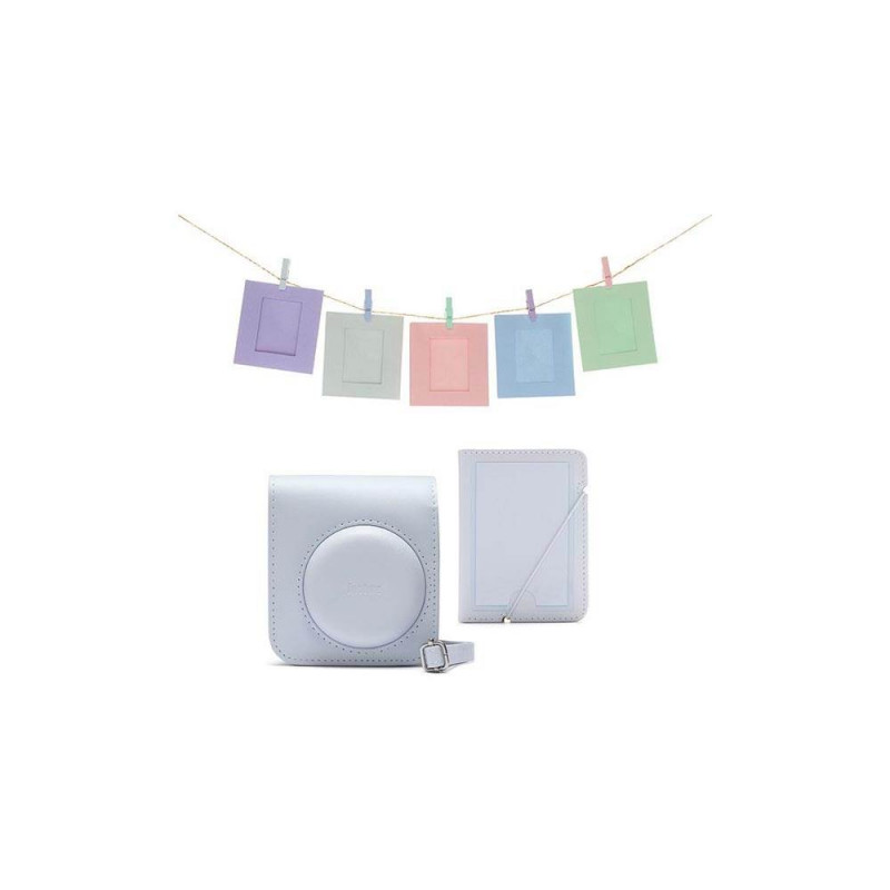 Fujifilm Instax Mini 12 Accessory Kit Clay White