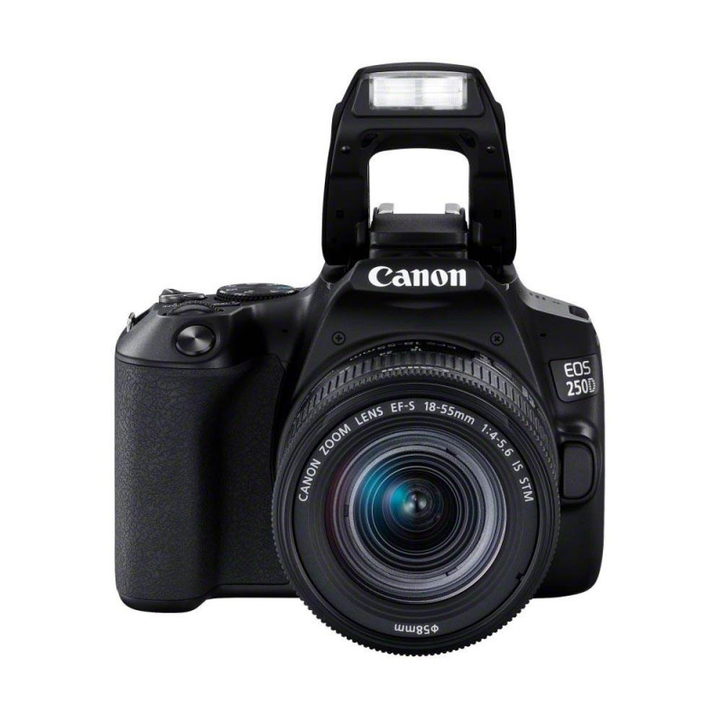 Canon EOS 250D Body With EF-S 18-55mm f/4-5.6 IS STM Lens Kit Black