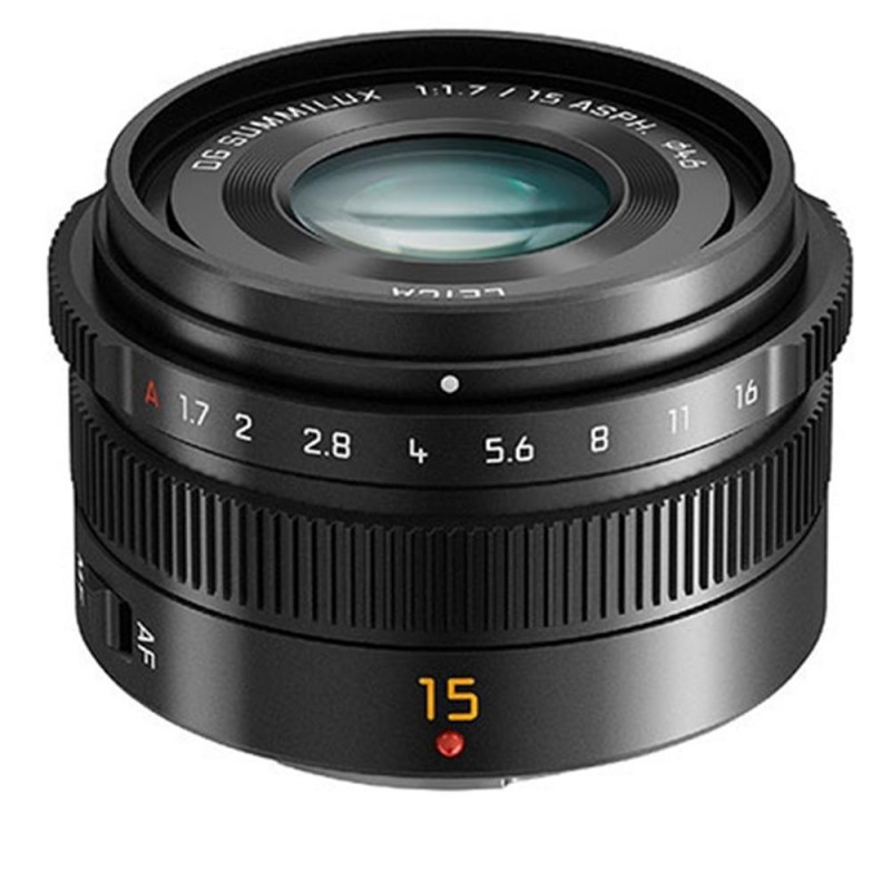 Panasonic Leica DG Summilux 15mm f/1.7 ASPH Lens Black