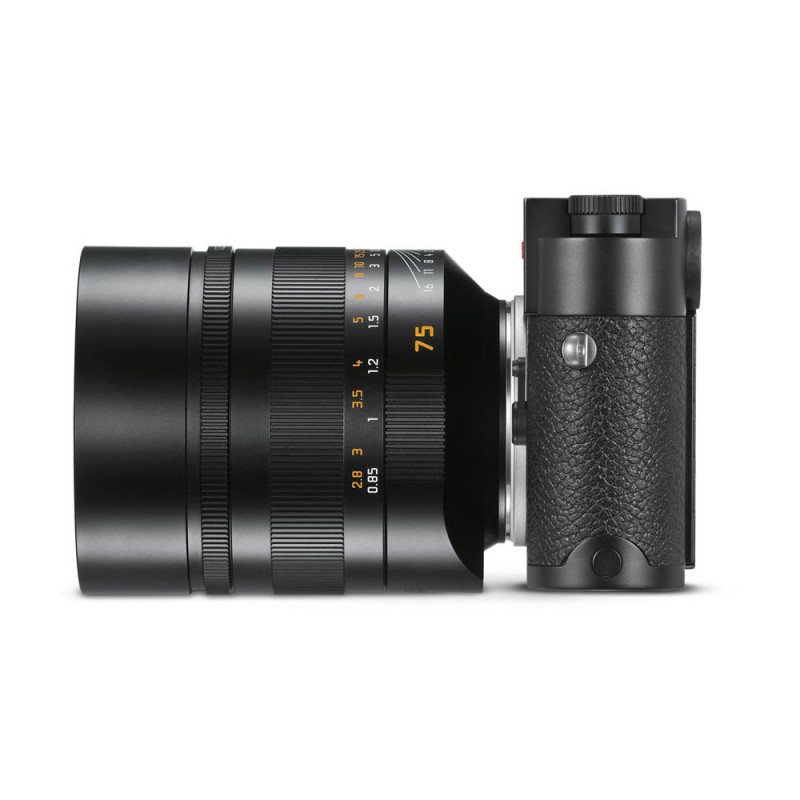 Leica Noctilux M 75mm f/1.25 ASPH Lens Black Anodised