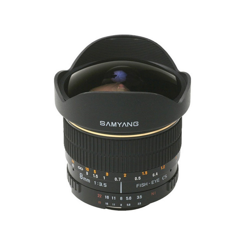 Samyang 8mm f/3.5 Asph IF MC Fisheye CS II DH Lens Nikon DX