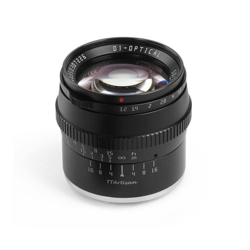 TTArtisan 50mm f/1.2 Lens for Fujifilm X Black