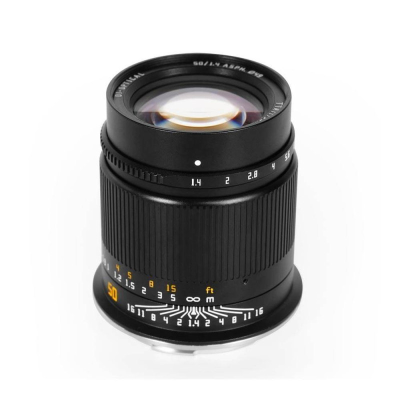 TTArtisan 50mm f/1.4 Lens for Sony E Black