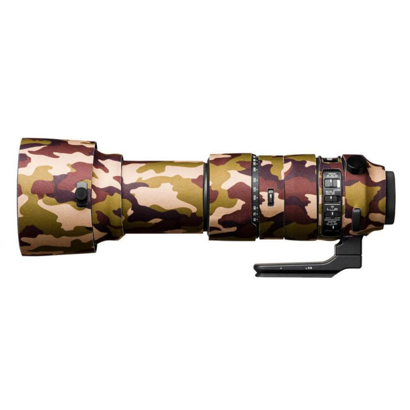 Easy Cover Lens Oak for  Sigma 60-600mm f4.5-6.3 DG OS HSM Sport Brown Camouflage