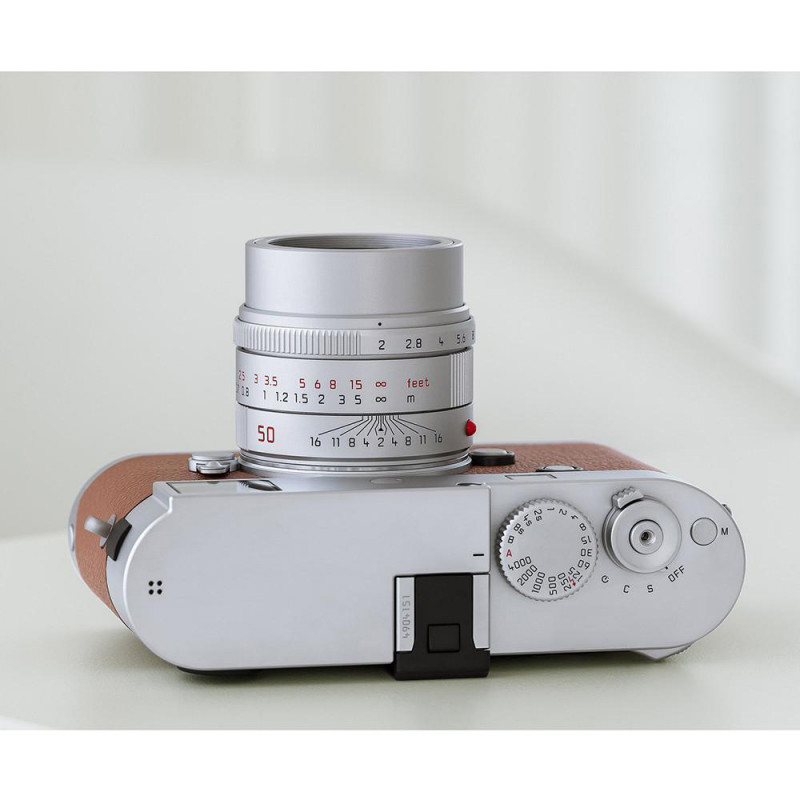 Leica APO Summicron M 50mm f/2 ASPH Lens Silver Anodised