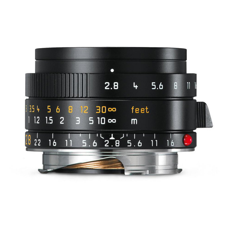 Leica Elmarit M 28mm f/2.8 ASPH Lens Black Anodised