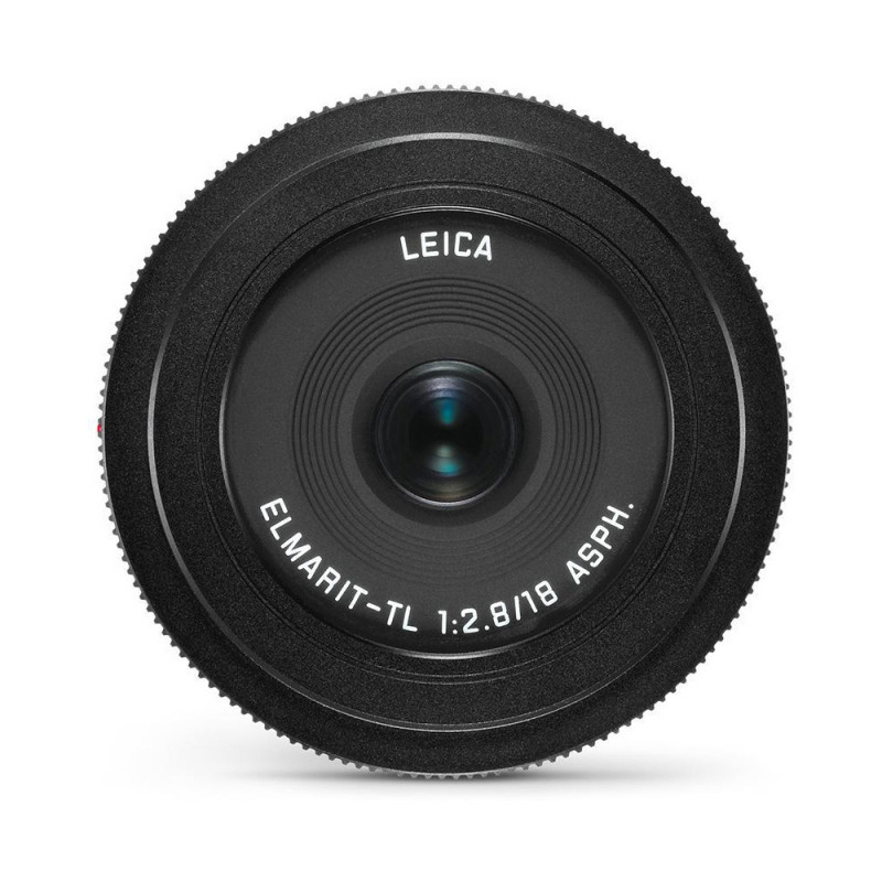 Leica Elmarit TL 18 mm f/2.8 ASPH Pancake Lens Black Anodised