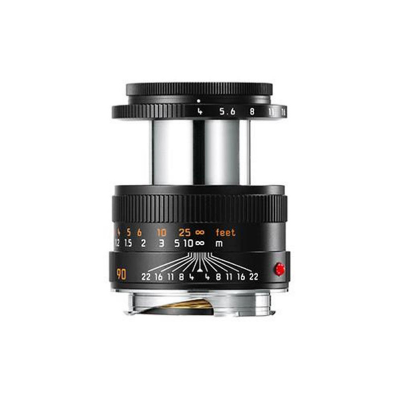 Leica Macro Elmar M 90mm f/4 Lens Black Anodised