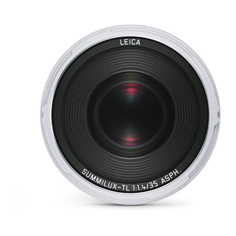 Leica Summilux TL 35mm f/1.4 ASPH Lens Silver Anodised