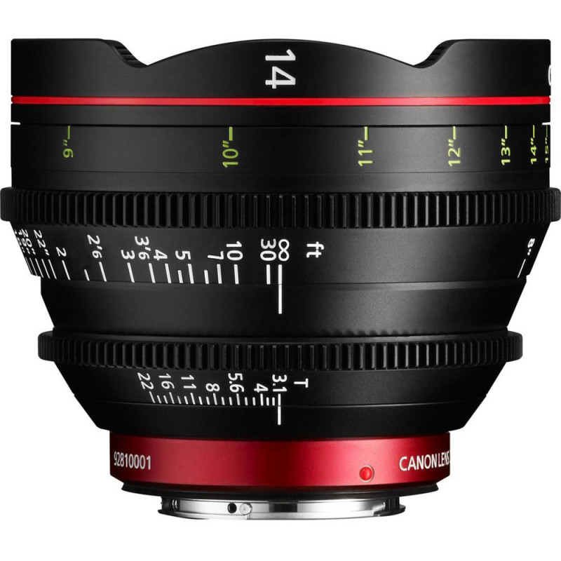 Canon CN-E14mm T3.1 L F Prime Cine Lens