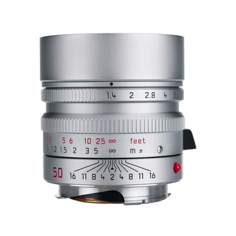 Leica Summilux M 50mm f/1.4 ASPH Lens Silver Chrome Edition