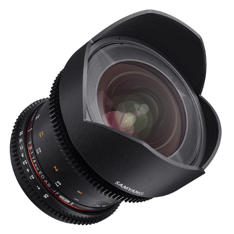 Samyang 14mm T3.1 VDSLR ED AS IF UMC II Cine Lens Canon EF