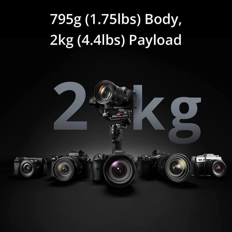 DJI RS 3 Mini, 3-Axis Mirrorless Gimbal Lightweight Stabilizer