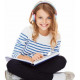 JBL Jr 310BT - Children's over-ear headphones - Red/Blue