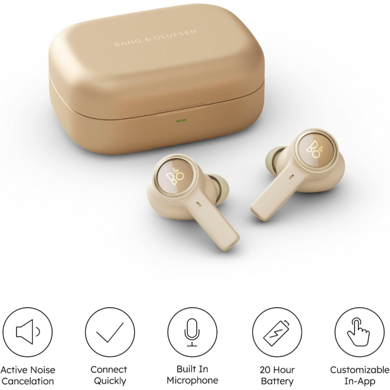 Bang & Olufsen Beoplay EX - Wireless Bluetooth Earphones with Microphone - Gold Tone