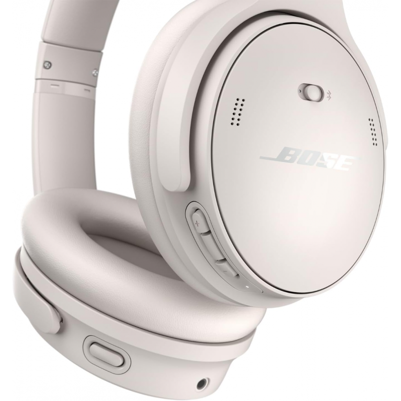 Bose QuietComfort Headphones Wireless Over Ear Noise Cancelling - White Smoke