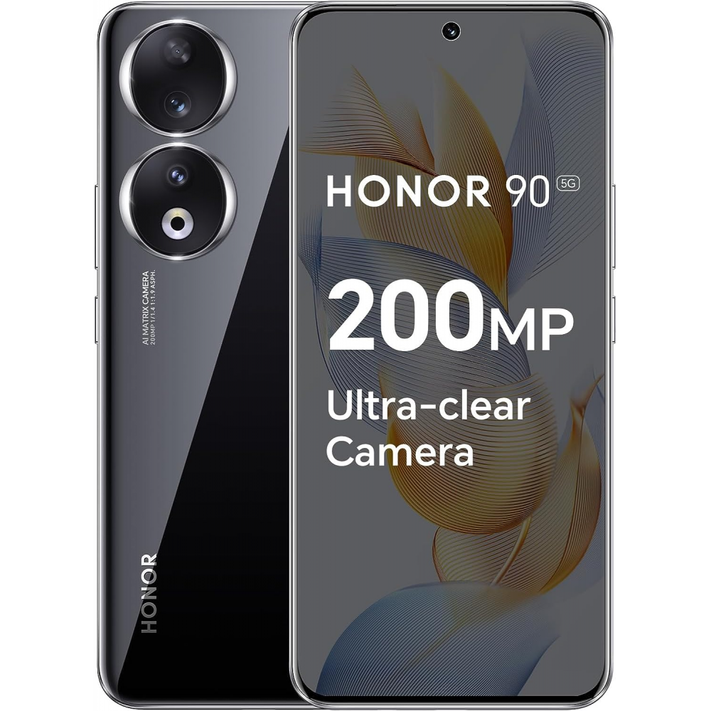 Honor 90 5G Smartphone (8+256GB) - Midnight Black - Ourfriday