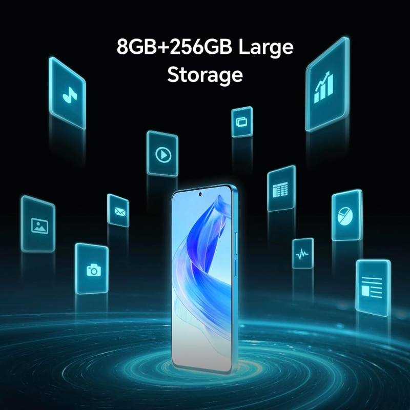Honor 90 Lite 5G Smartphone (8+256GB) - Cyan Lake