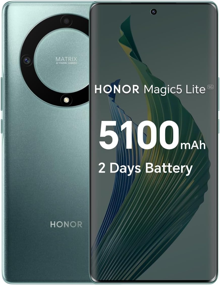 Ourfriday | Honor Magic5 Lite 5G Smartphone (8+256GB) - Emerald Green