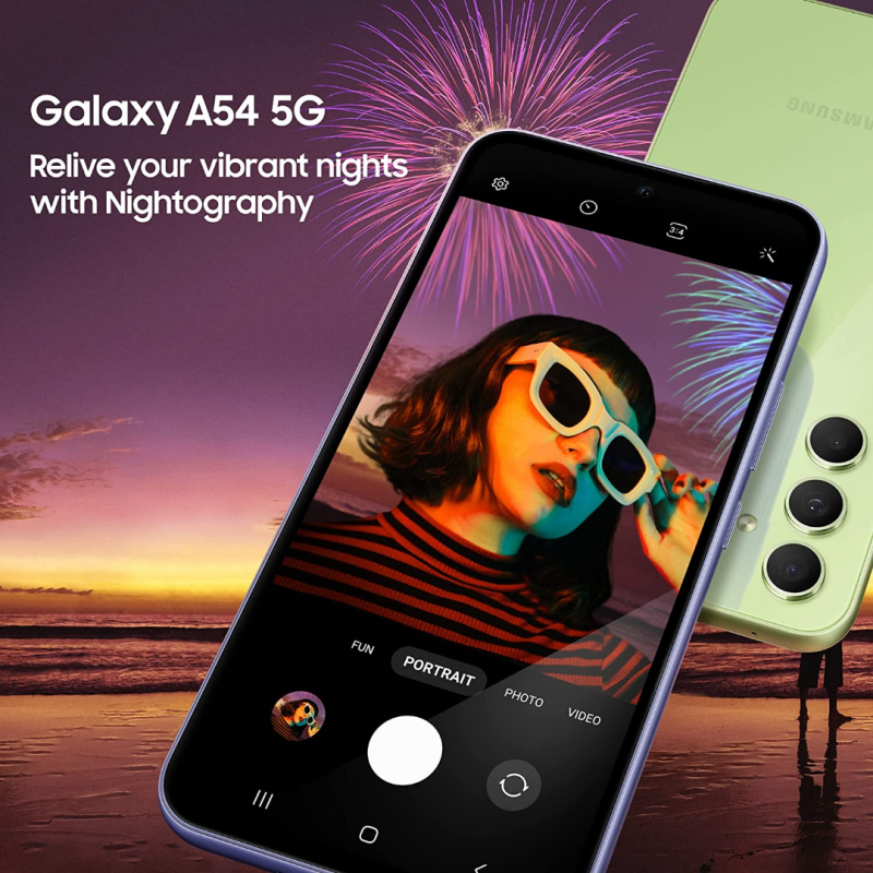 Samsung Galaxy A54 5G Smartphone (Dual-SIMs, 8+128GB) - Lime