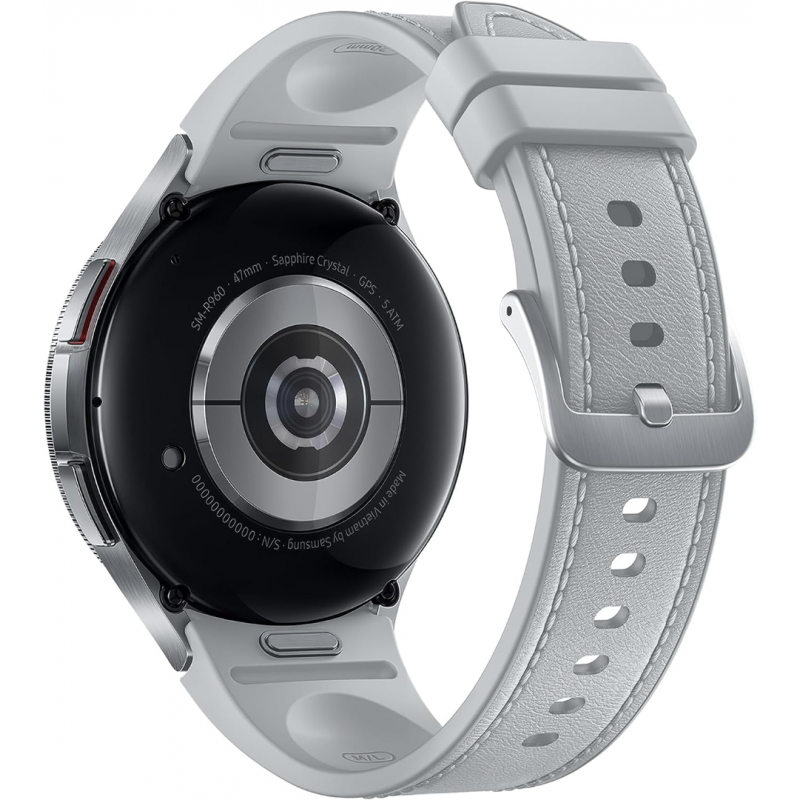 Samsung Galaxy Watch 6 Classic Smart Watch (Bluetooth, 47mm) - Silver