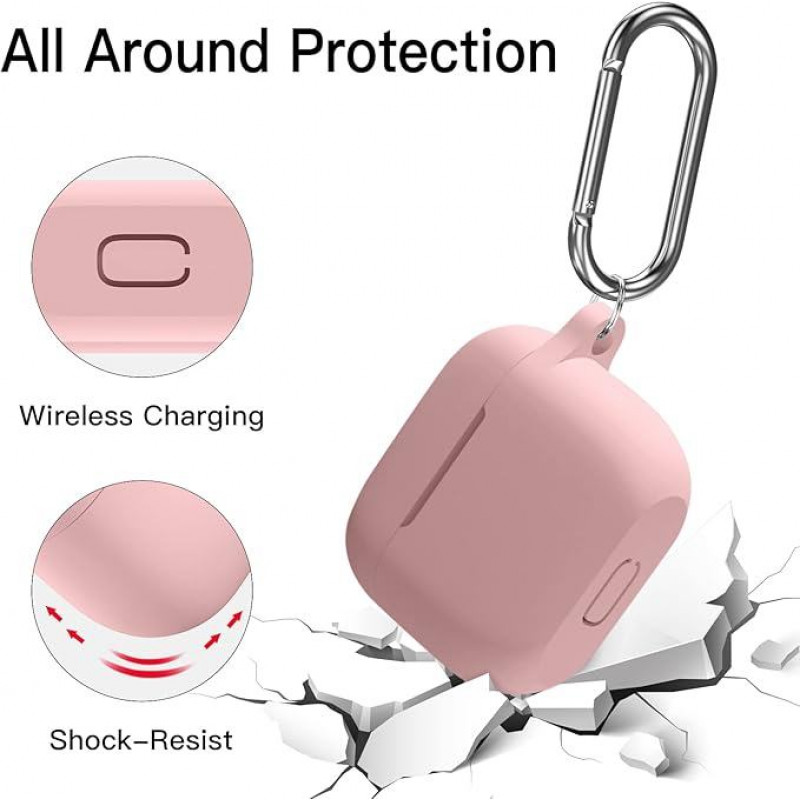 Silicone Case for Apple AirPods  - Pink